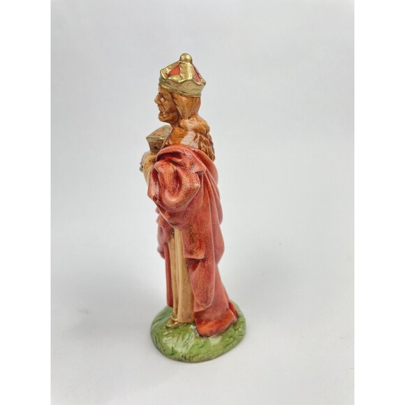 Vtg Atlantic Mold standing wiseman (red clothe)  Replacement 8 Inches - Picture 2 of 7